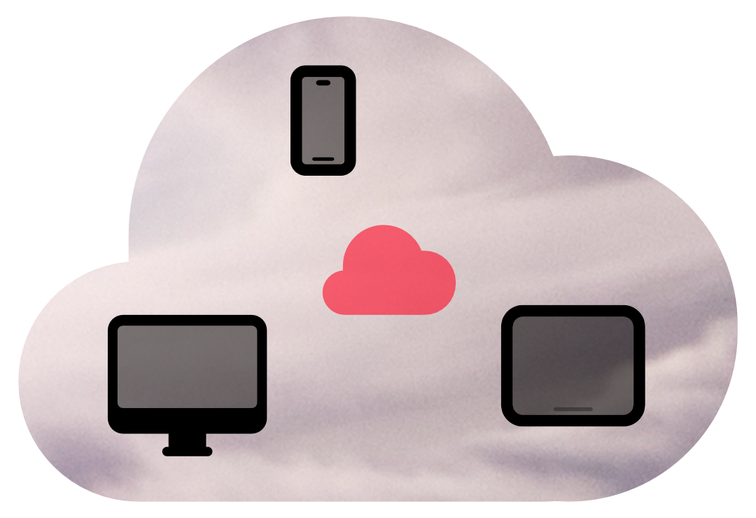 Caloree on iPhone, iPad, Mac syncing via iCloud